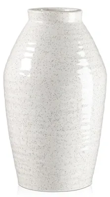 Image de Vase en céramique blanche pour fleurs et plantes