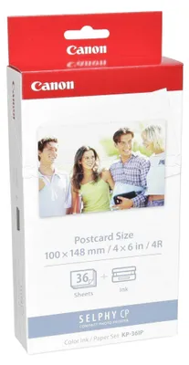 Produktbild von Canon KP-36 IP 10x15 cm Papier und Farbband (36 Blatt)