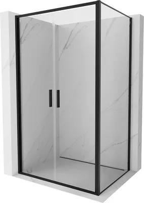 Zdjęcie produktu dla Mexen Exo kabina prysznicowa 100x70cm, czarna szkło transparentne