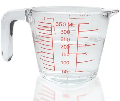Glas-Messbecher 350 ml, multifunktional, mit Skala