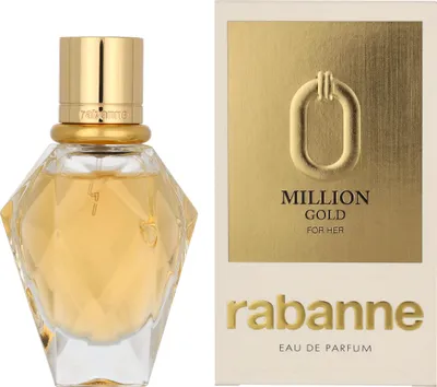 Obrázek produktu pro Rabanne Million Gold For Her, Ženy, 30 ml, Doplňovací láhev, Tekutý parfém, Růže, Bílá květina