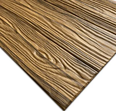 Produktbild von DECCART | Deckenpaneele | Dekorative Schaumstoffpaneele | Bretter Dunkle Holzoptik | Set 120 x 100x16,7 cm | 20 m²