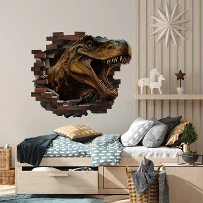 Produktbild von Muralo Wandtatto Wandsticker für Jugendzimmer Kinderzimmer Dinosaurier Dino Aufkleber 80 cm x 60 cm
