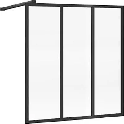 Produktbild von Industriestil-Wandpaneel – Matt Schwarz – 90 × 100 cm – ZONIVRA