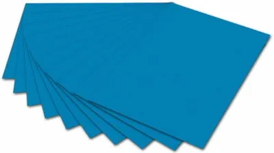 Produktbild von folia Tonpapier DIN A4 130 g/qm mittelblau 100 Blatt