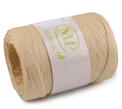 Produktbild von Papierkordel Rafia 5-8mm 100m creme