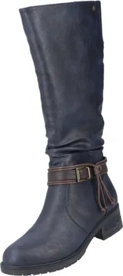Zdjęcie produktu dla Buty damskie Rieker niebieskie/brązowe