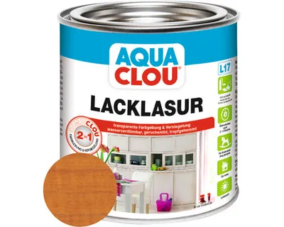Produktbild von Clou Lack-Lasur Combi Aqua L17 kiefernblond 375 ml
