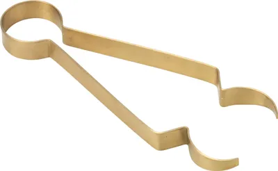 Produktbild von Zange Messing matt - Kohlenzange ca. 18 cm - Zange für Räucherkohle