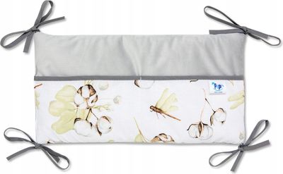 Pepi Babybett Organizer mit Honig Velvet - 42cm × 22cm - Spielzeugtasche Betttasche für Kinderbett Kinderzimmer für Windel Kleidung - Boho Dreams