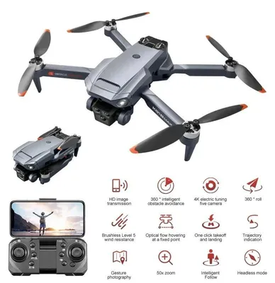 Zdjęcie produktu dla Dron RC – quadkopter K818 MAX – kamera 4K UHD – silniki bezszczotkowe – Wi-Fi FPV – zasięg 500 m – czas lotu 10–20 min – waga 150 g