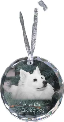 Imagen del producto de Art-Dog Adorno para árbol de Navidad – Perro esquimal americano
