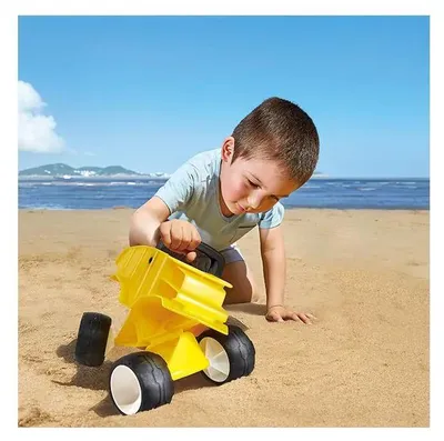 Image de Hape camion à benne jaune