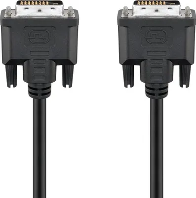 Image de Goobay Câble DVI-D Full HD Dual Link, nickel, 1,8 m