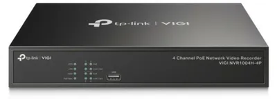 Productafbeelding van TP-LINK VIGI NVR1004H-4P V1 - Netwerkvideorecorder (NVR) - 4 kanalen