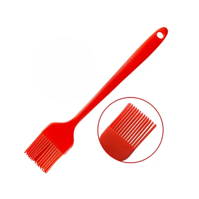 Produktbild von Silikon Backpinsel BPA-frei – 21 cm, hitzebeständig , Lebensmittelecht, Spülmaschinengeeignet, für Backen, Grillen & Kochen Backpinsel, Grillpinsel.
