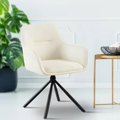 Produktbild von Stuhl HLO-CP142 Stoff  creme