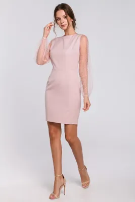Produktbild von Makover Minikleid für Frauen Lyneramurs K032 dunkelpink L