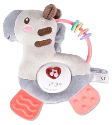 Produktbild von Moni Musik Plüschtier Zebra SL88007, Beißring, Greifling, Melodien, Lichter