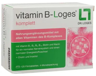 Produktbild von VITAMIN B-LOGES komplett Filmtabletten 120St PZN 11101520