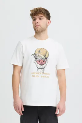 Image de T-shirt pour homme Blend BHKURT à manches courtes, 100 % coton, coupe classique