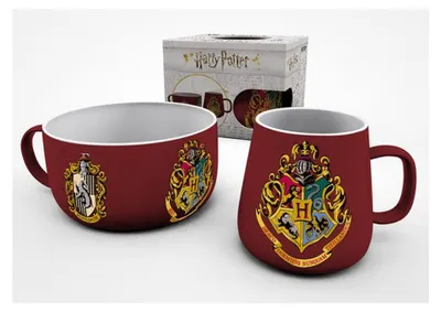 Immagine prodotto di Set per la colazione Harry Potter - Crests (tazza e ciotola per cereali)
