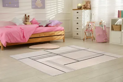 Produktbild von Kurzflorteppich MODERN ESSENCE, Grau in 200 x 290 cm