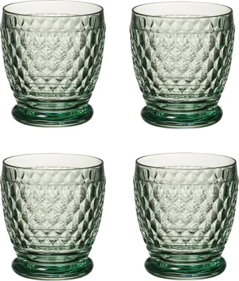Immagine prodotto di Villeroy & Boch set di 4 bicchieri da acqua e cocktail colorati Boston verde 200ml