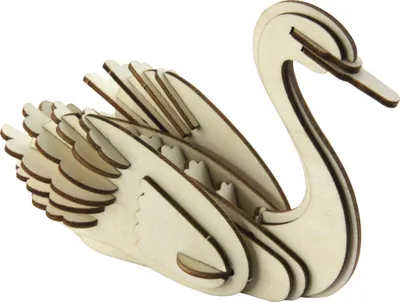 Produktbild von SOL-EXPERT 3D Holz Puzzle Schwan