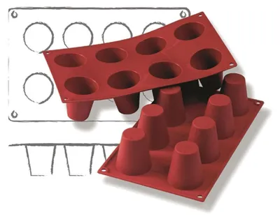 Produktbild von Backformen, 295x175x61 - 8 Formen