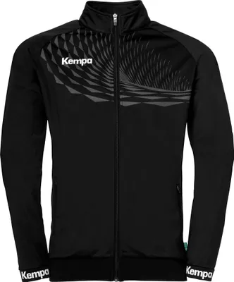 Produktbild von Kempa Wave 26 Poly Trainingsjacke Herren 222 - schwarz/anthra 4XL