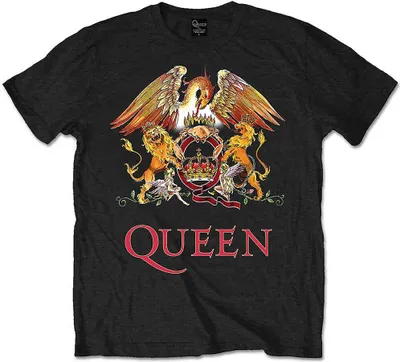 Produktbild von Queen Classic Crest Black XL T-Shirt