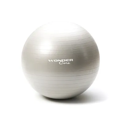 Image de Wonder Core – Ballon de gymnastique anti-éclatement 75 cm - Gris