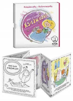 Productafbeelding van Kleurplaatboek "Een dag uit het leven van een prinses" van MONUMI