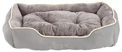 Immagine prodotto di Cuccia per cani e gatti Dehner "Lieblinge", modello Sammy, circa 75 x 58 x 19 cm, in poliestere, colore grigio