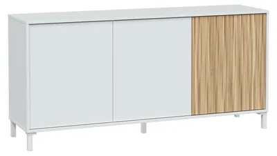Productafbeelding van Modern dressoir 154x40x75 cm met 3 deuren en legplanken voor de woonkamer