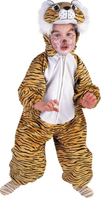Obrázok produktu pre Detský karnevalový maškarný kostým Tiger cat leopard plush jumpsuit 116