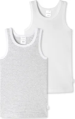 Produktbild von Schiesser Kleinkinder Jungen 2 er Pack Hemd 0/0 Gr. 128  sortiert 7