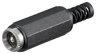 Produktbild von Wentronic DC-Kupplung mit Knickschutz - Durchmesser 2,1 mm