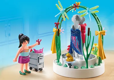 Image de PLAYMOBIL Décoratrice Avec Estrade Lumineuse