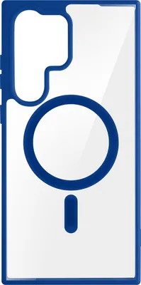 Produktbild von Avizar, MagSafe Hülle mit Silikonrand für Samsung Galaxy S23 Ultra, Blau