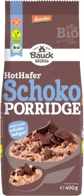Produktbild von Bauckhof Demeter Hot Hafer Schoko Haferbrei, Haferflocken, 400 g, Schokolade