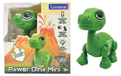 Obrázek produktu pro Dinosaurus hračka - Minirobot - Světelné a zvukové efekty - 11 x 13 x 7 cm - 2 baterie AAA