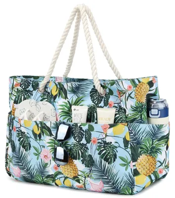 Image de Omgoods - Sac de plage XXL imperméable avec fermeture éclair et sac étanche