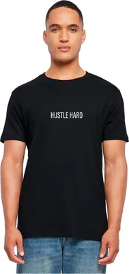 Produktbild von Mister Tee Hustle Wording Emb Kurzarm-t-shirt Schwarz 2XL Mann Schwarz 2XL