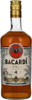 Immagine prodotto di Bacardi 4 Añejo Cuatro Gold Rum 40,00 %  0,70 litri