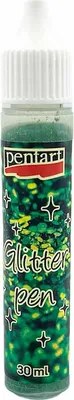 Immagine prodotto di PENTART - Penna glitterata contouring - Penna glitterata - verde/verde 30ml