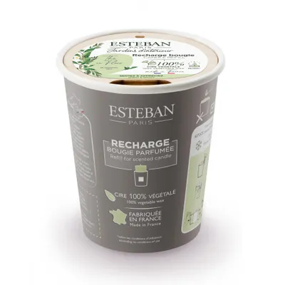 Produktbild von Esteban Duftkerzenfüllung Blooming Tea aus 100 % natürlichem Wachs ohne Farbstoffe 40 Stunden Brenndauer
