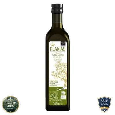 Obrázek produktu pro Oliwa z oliv extra panenská, z Kréty, odrůda Koroneiki, nefiltrovaná, objem 500 ml
