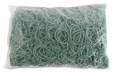 Immagine prodotto di ARTICOLI PER L'UFFICIO: Elastici. Diametro: 40 mm. Colore: Verde. Peso: 1000 g - 1 kg